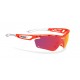 GAFA TRALYX RED FLUO MULTILASER ORANGE LENS RUDY PROJECT