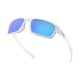 GAFA OAKLEY SLIVER STEALTH MATTE CLEAR w/ PRIAM SHAPPHIRE IRIDIUM (9408-04)