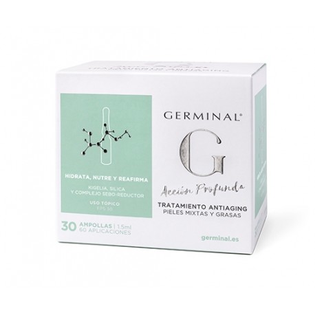 GERMINAL ACCION PROFUNDA TRATAMIENTO ANTIAGING 30 AMPOLLAS X 1,5 ML