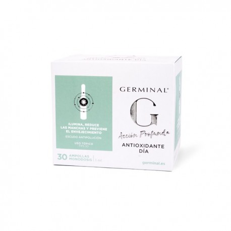 GERMINAL ACCIÓN PROFUNDA ANTIOXIDANTE DIA 1 ML X 30 AMPOLLAS