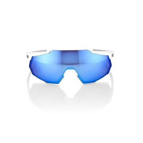 GAFA 100% RACETRAP MATTE WHITE HIPER BLUE MULTILAYER LENS (61037-000-75)